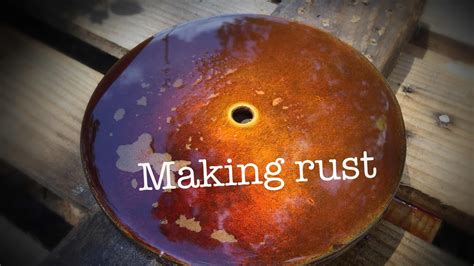 how to make sheet metal rust quickly|rust metal door durability.